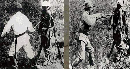 日军把中国人当作练刺杀的“活靶”